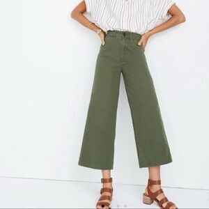 Madewell Emmett wide leg crop size 25
